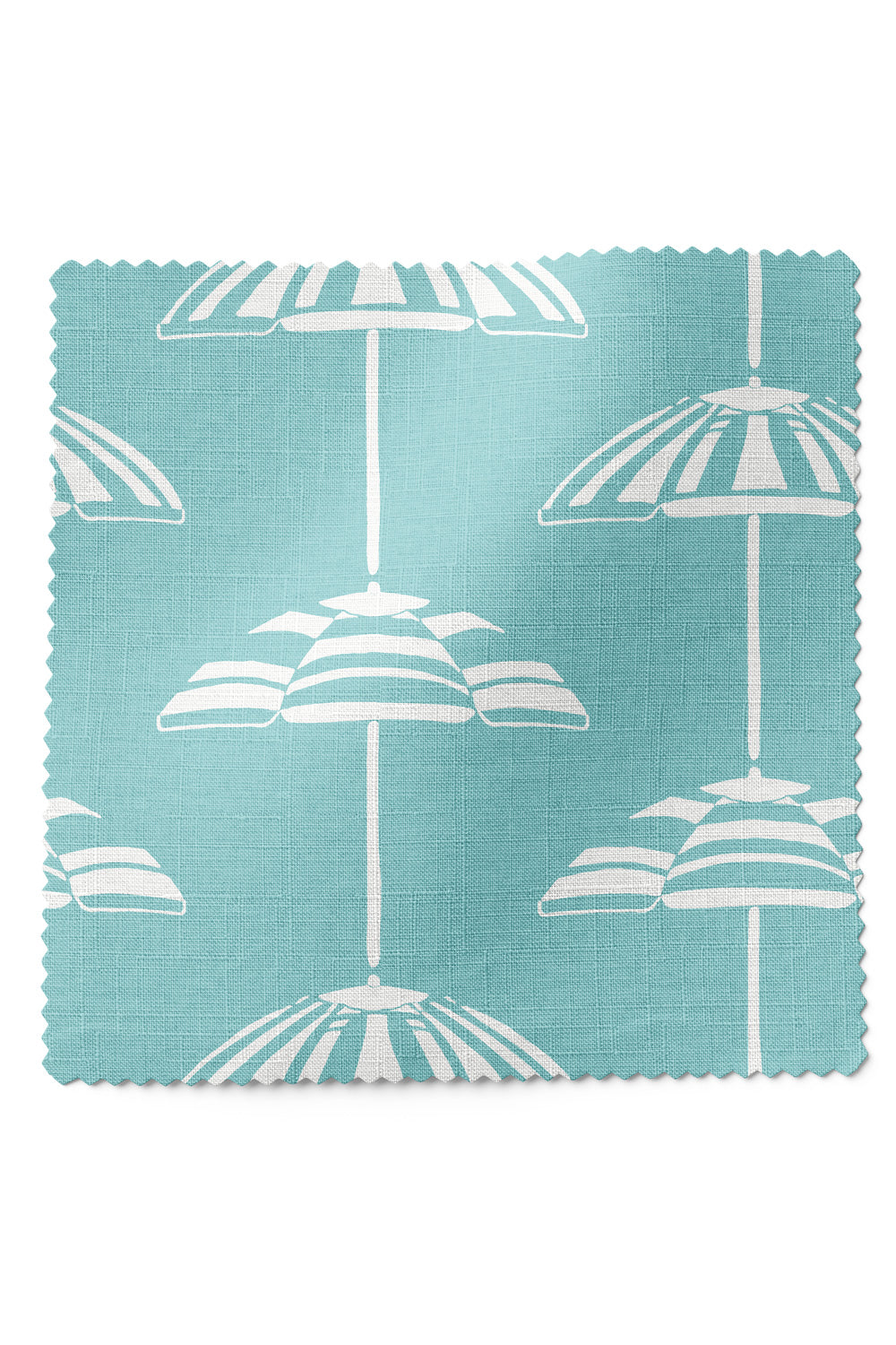 Coastal fabric upholstery with soft, airy pattern