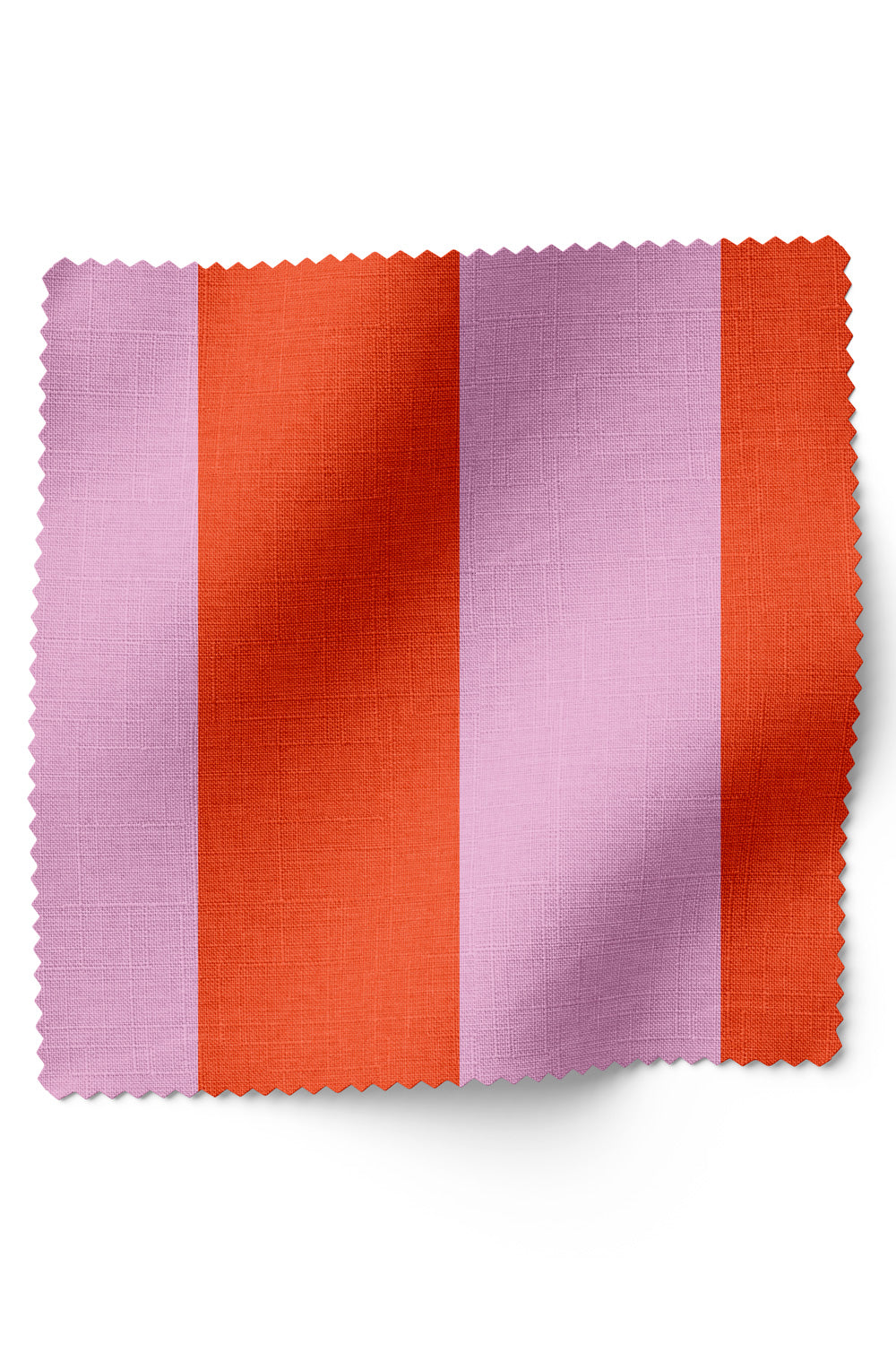 Striped fabric upholstery with clean linear pattern