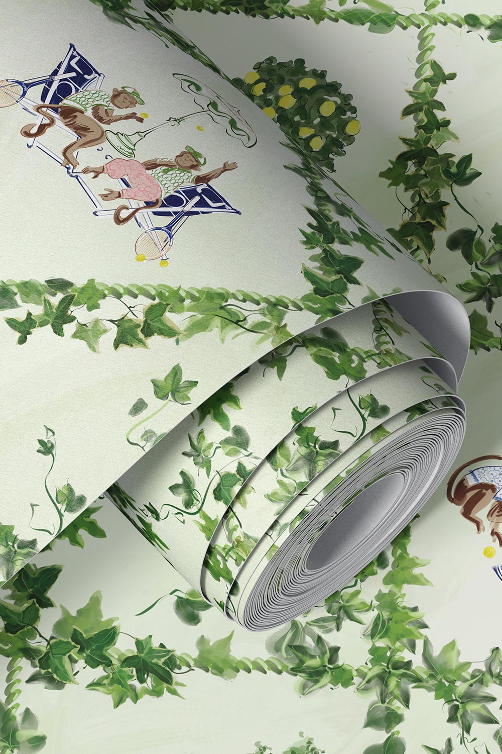 commercial tennis wallpaper, vinyl country club wallpaper, washable club wallcovering, racquet club interior design wallpaper, durable chinoiserie vinyl, tennis lounge wallpaper, moisture resistant wallpaper, luxury hospitality wallpaper