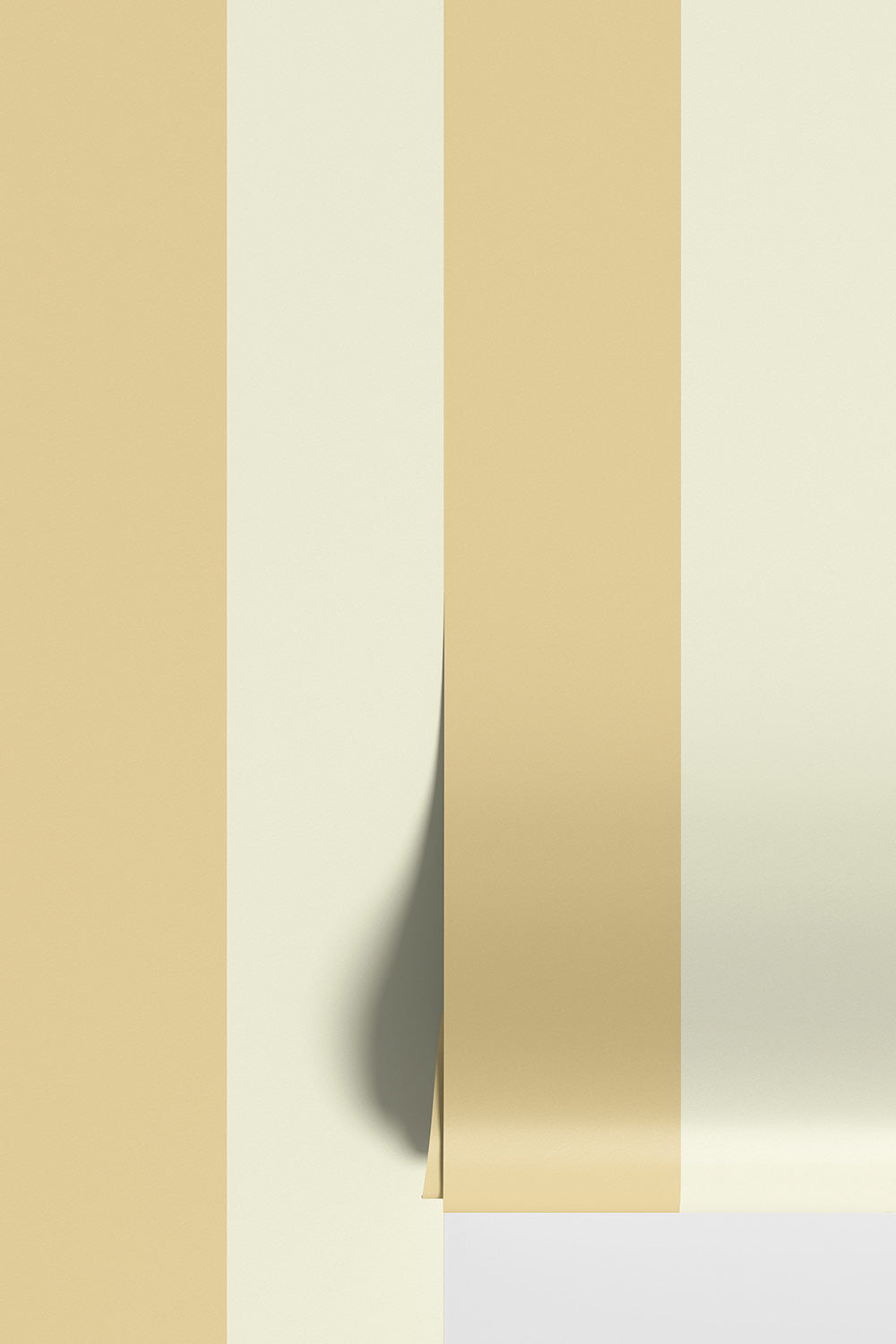 Neutral striped wallpaper perfect for modern coastal interiors