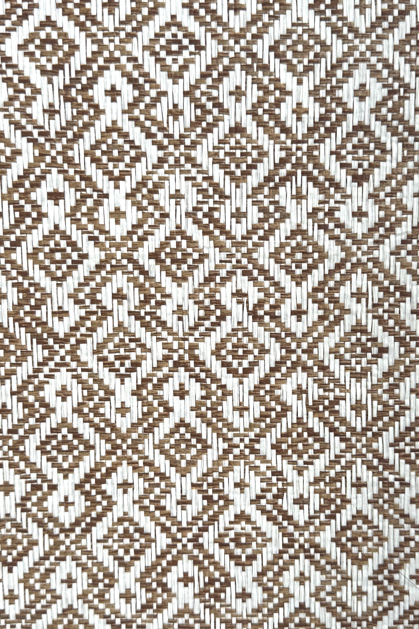 Natural woven paperweave wallpaper swatch in neutral textured sisal