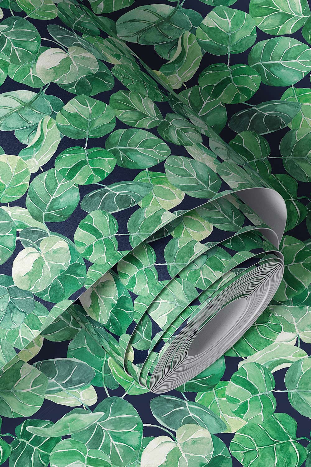 vinyl botanical wallpaper, commercial tropical wallpaper, washable leaf wallcovering, moisture resistant wallpaper, spa wallpaper vinyl, coastal vinyl wallpaper, durable botanical wallcovering, tropical performance wallpaper