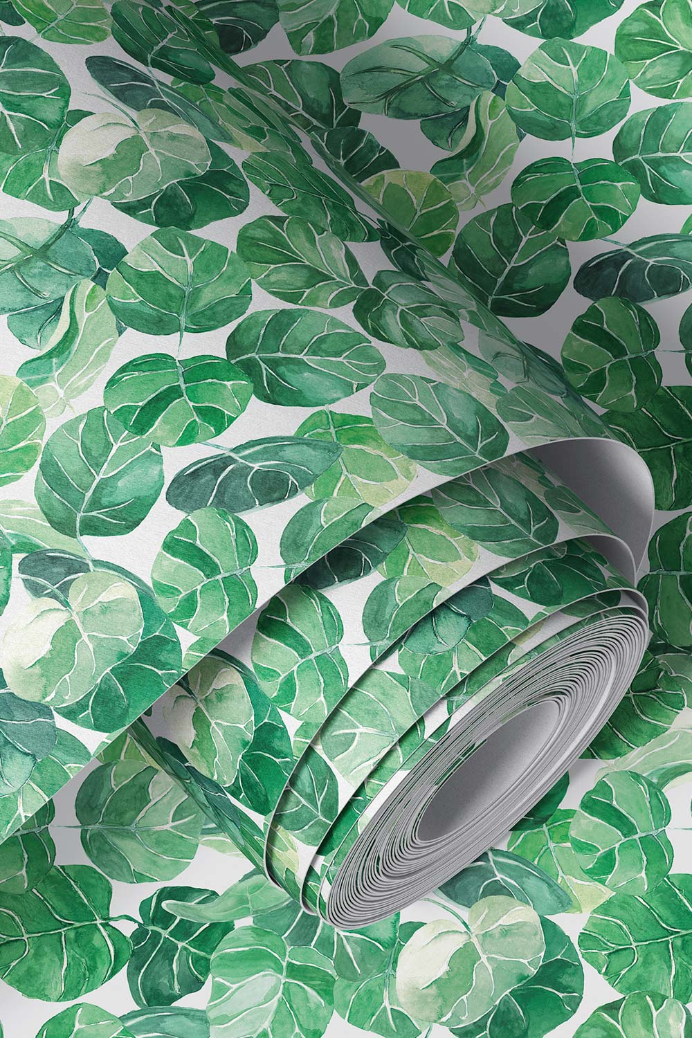 vinyl botanical wallpaper, commercial tropical wallpaper, washable leaf wallcovering, moisture resistant wallpaper, spa wallpaper vinyl, coastal vinyl wallpaper, durable botanical wallcovering, tropical performance wallpaper