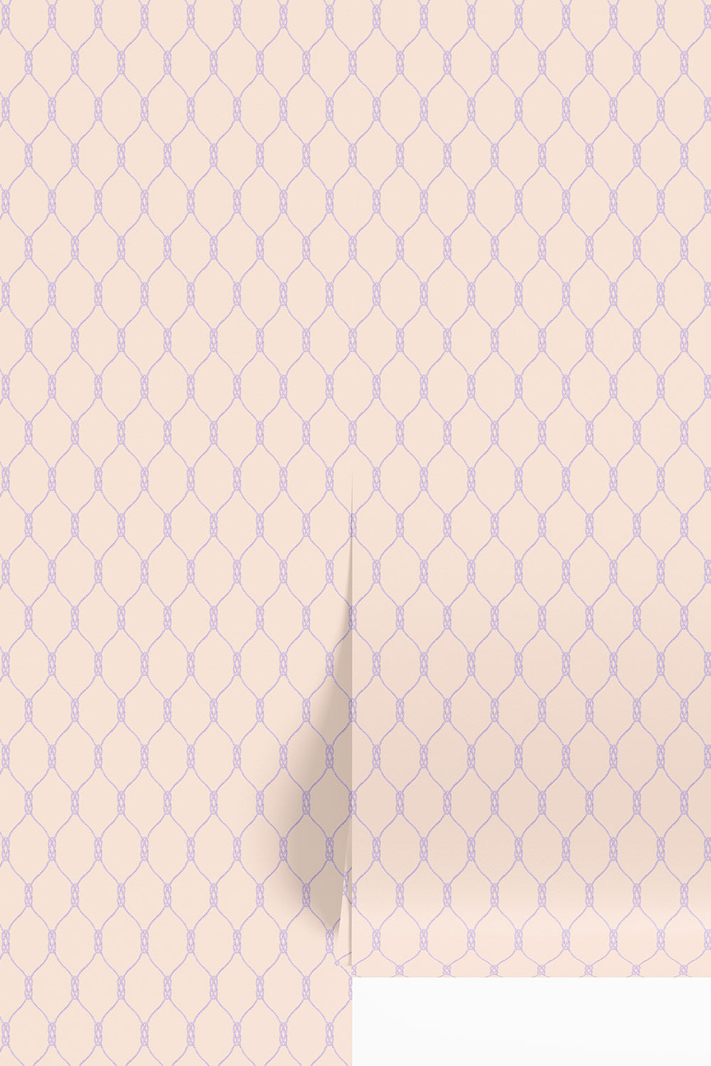 nautical knots wallpaper, rope knot wallpaper, coastal wallpaper, maritime geometric wallpaper, classic nautical décor, sailor knot pattern, preppy wallpaper, beach house wallcovering, pastel nautical wallpaper, on neutral feminine pink and purple