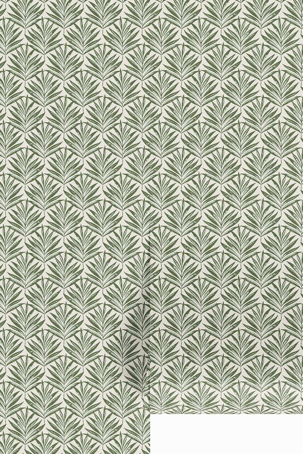 neutral moss green palm canopy wallpaper
tropical palm leaf wallpaper
botanical stripe wallpaper
tropical jungle wallpaper
palm leaf grid wallpaper
coastal tropical wallpaper
oasis inspired wallpaper
jungle canopy design wallpaper
modern botanical wallpaper
tropical stripe wall décor