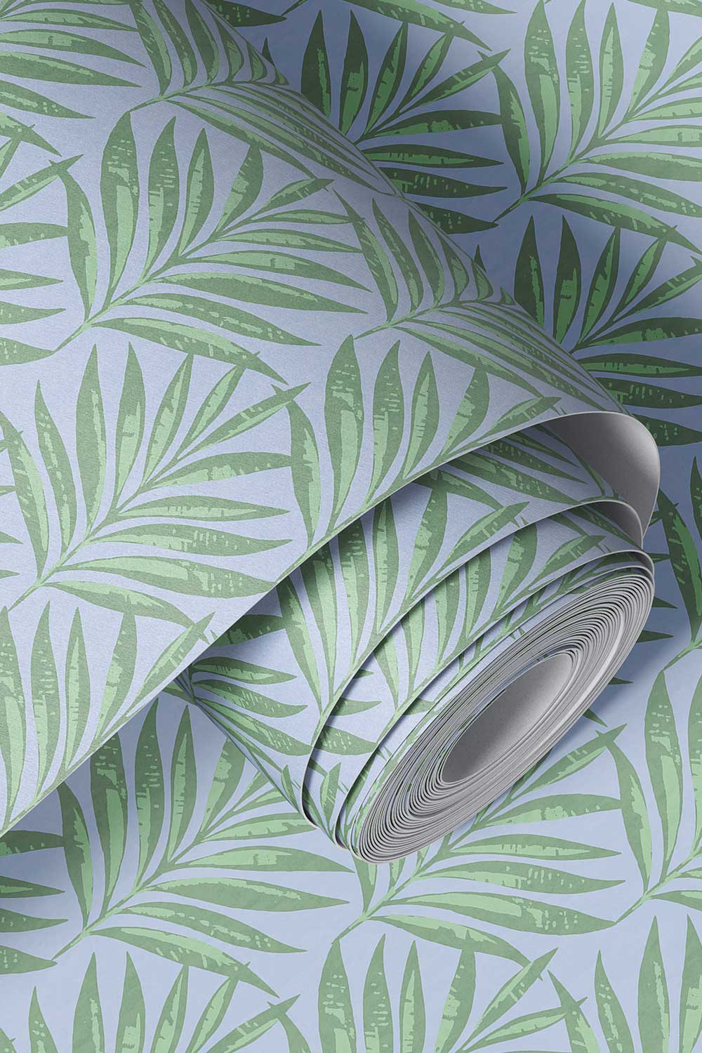 neutral green and blue palm canopy wallpaper
tropical palm leaf wallpaper
botanical stripe wallpaper
tropical jungle wallpaper
palm leaf grid wallpaper
coastal tropical wallpaper
oasis inspired wallpaper
jungle canopy design wallpaper
modern botanical wallpaper
tropical stripe wall décor
commercial grade wallpaper
washable and stain resistant vinyl wall covering