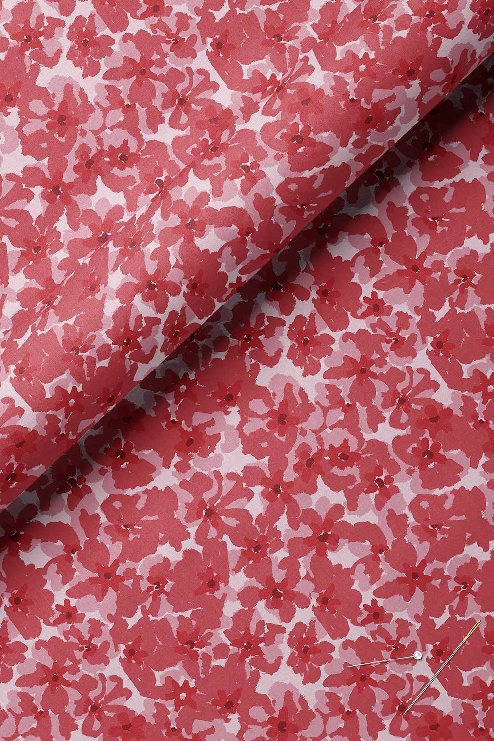 Vintage-inspired floral upholstery fabric with tightly clustered blooms and a soft, nostalgic garden feel.