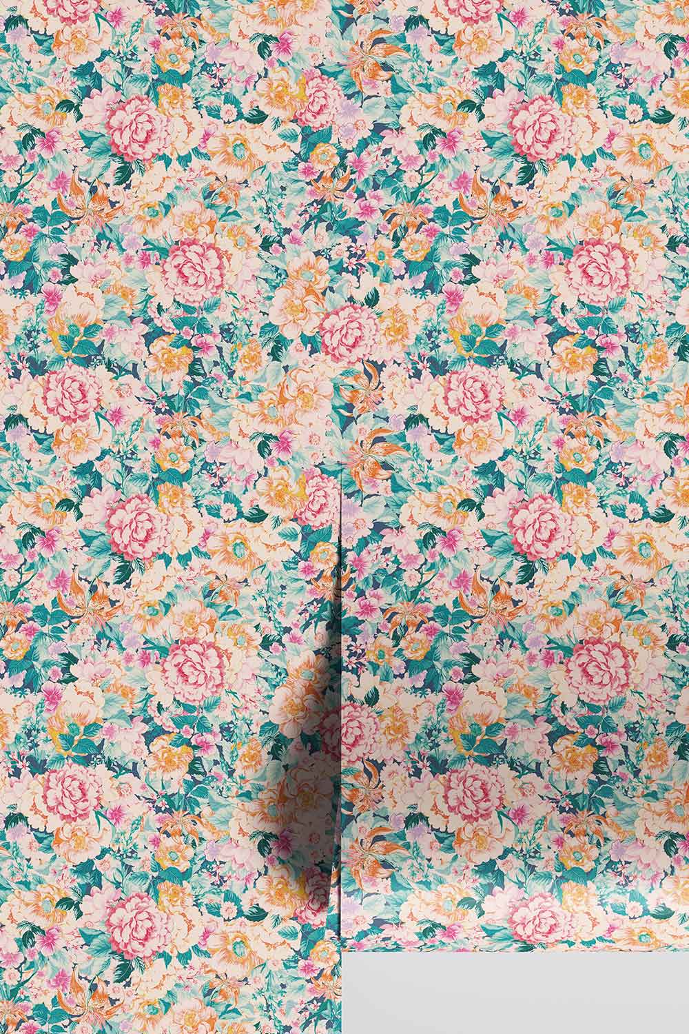 bold floral wallpaper
vintage floral wallpaper
1980s inspired floral design
formal living room wallpaper
dining room floral wallpaper
sunroom floral wallpaper
nostalgic floral wallpaper
garden inspired floral wallpaper
statement floral wallpaper
detailed floral wallpaper
eco-friendly all natural wall covering
grass cloth paper weave basketweave wallpaper