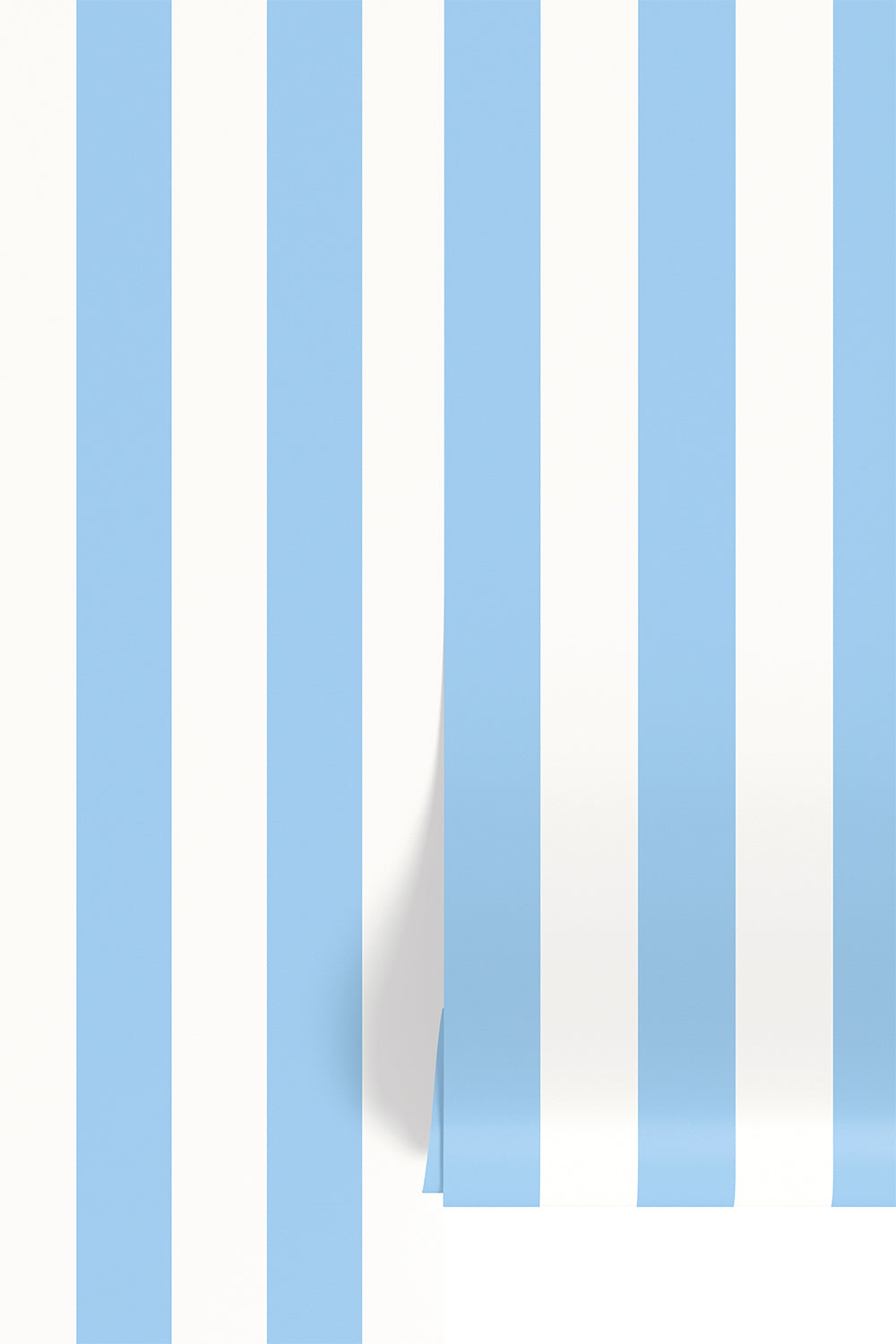 traditional coastal wallpaper for interior designers luxury coastal homes in ocean blue and white classic stripe