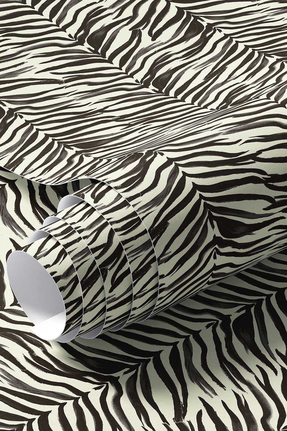 classic black and white zebra stripe wallpaper
watercolor stripe wallpaper
botanical stripe wallpaper
leaf stripe wallpaper
animal print wallpaper
neutral stripe wallpaper
kids room wallpaper
powder room wallpaper
modern stripe wall-covering
hand painted stripe wall-covering
commercial grade water and stain resistant performance vinyl wall-covering, great for bathrooms, kitchens and commercial spaces