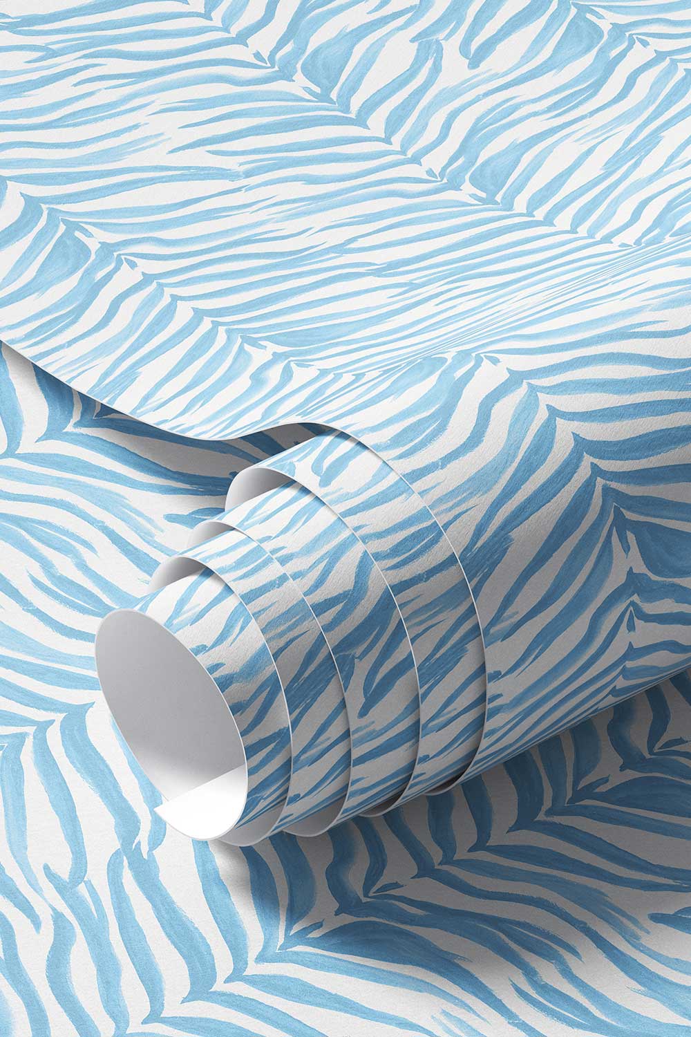 french blue and white zebra stripe wallpaper
watercolor stripe wallpaper
botanical stripe wallpaper
leaf stripe wallpaper
animal print wallpaper
neutral stripe wallpaper
kids room wallpaper
powder room wallpaper
modern stripe wall-covering
hand painted stripe wall-covering
commercial grade water and stain resistant performance vinyl wall-covering, great for bathrooms, kitchens and commercial spaces