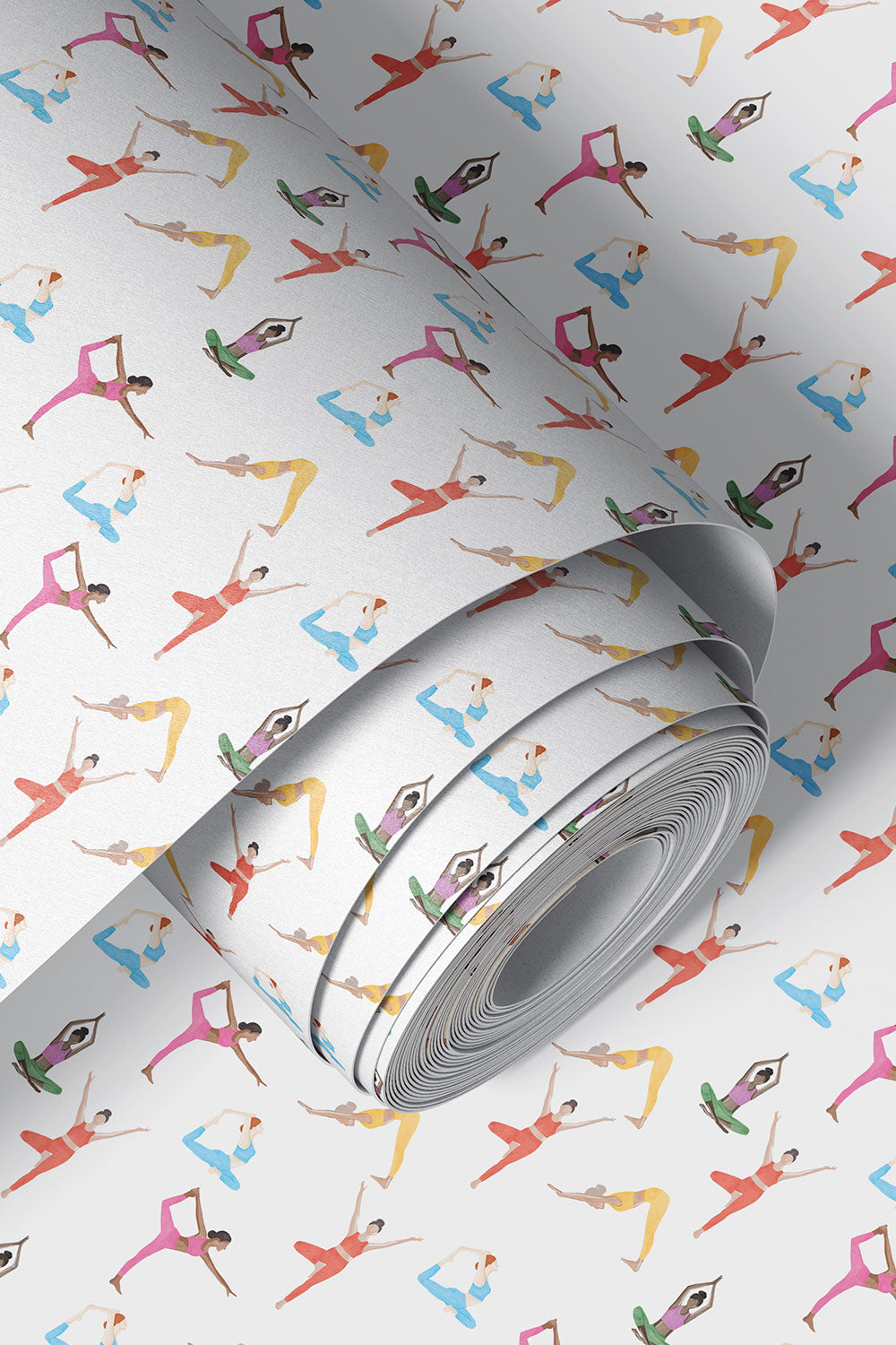 vinyl yoga wallpaper, commercial wellness wallpaper, gym wallpaper ideas, textured vinyl wallcovering, yoga studio interior decor, high traffic fitness wallpaper, spa locker room wallpaper, wellness center wallpaper